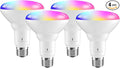 THIRDREALITY Smart Color Bulb ZB3 4Pack, Zigbee Hub Required, 650 Lumens,BR30/E26 Flood Light,RGB Full Color,ETL/FCC Certified,Compatible with Home Assistant, SmartThings, Aeotec,Homey,Hubitat,Alexa