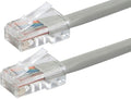 Monoprice Cat6 15ft Gray Patch Cable UTP 24AWG 550MHz Pure Bare Copper RJ45 by Monoprice