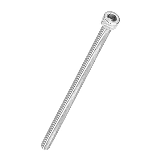 Kozelo 5pcs Socket Head Cap Screws - [M6-1 x 120mm] 304 Stainless Steel Allen Socket Drive for Electrical Motor 3D Printing Fan Engine Replacement Use, Silver