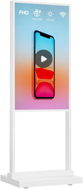Canlarriz Digital Signage Kiosk 50 inch Digital Menu Board for Restaurants and Stores Advertising Screen 4K UHD 700 nits Ultra-High Brightness Poster Display Free Web Content Editor Android 4GB+64GB