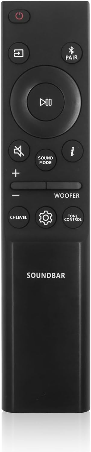 AH81-15047A for Samsung Soundbar Remote Control Replacement,Compatible with Samsung Soundbar Home Theater/Surround Sound Audio Systems