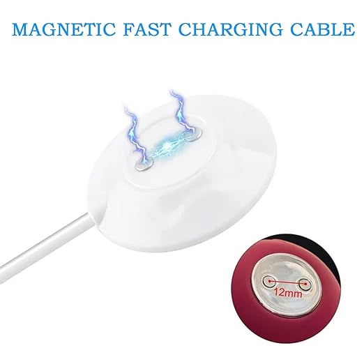 Magnetic Rose Charger, Standing Magnetic Charger USB Cable,Replacement Base Dock Station for Rose Only-12mm