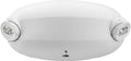Lithonia Lighting Quantum Emergency Light, Contemporary Commercial LED Emergency Lights with 2 Aimable Lamp Heads, Ceiling or Wall Mount, White Thermoplastic, UVOLT (ELM2L UVOLT LTP M12)