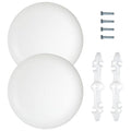 MAKERELE CP3540 Round Wall Cover Plate Kits, Include 2 x CP3540 Plate 2 x by MAKERELE