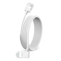 Slim Cat 6 Ethernet Cable 90° LeFeet Angled 15 Feet, Ultra Thin & Flexible Rj45 by DUTEVOLNS