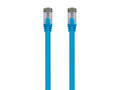 Monoprice Cat8 3ft Blue Patch Cable Double Shielded 26AWG 2GHz 40G Pure Bare by Monoprice