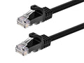 Monoprice Cat6 5ft Black Patch Cable UTP 24AWG 550MHz Pure Bare Copper Snagless by Monoprice