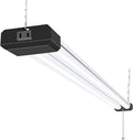 hykolity 5000K LED Shop Light Linkable, 4FT Daylight 42W LED Ceiling Lights for Garages, Workshops, Basements,Hanging or FlushMount, Power Cord W/Built-in ON/Off Switch, 4200lm, ETL- 1 Pack
