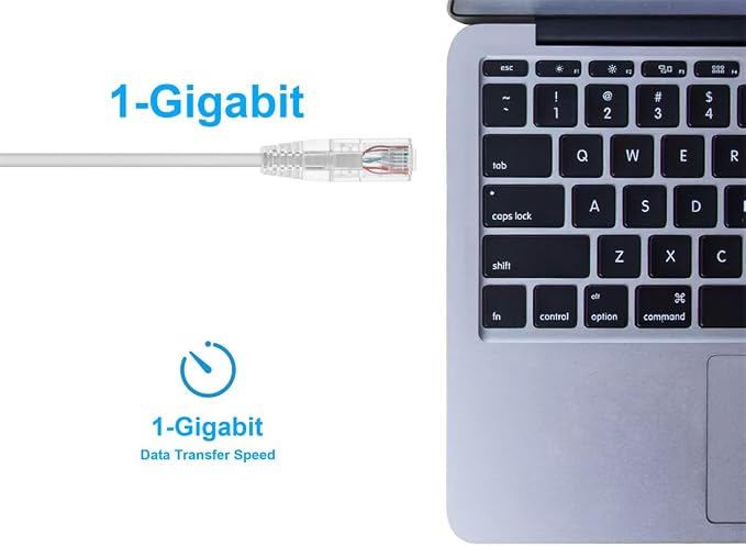 Monoprice Cat6 5ft White Component Level Patch Cable UTP 28AWG 550MHz Pure Bare - Image 5