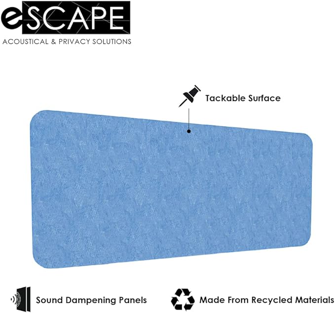 Escape Acoustic Wall Art | Matrix Design | Suspended Sound Proofing Panels | Eco-Friendly Recycled Material | 4X7 | Sand Dune