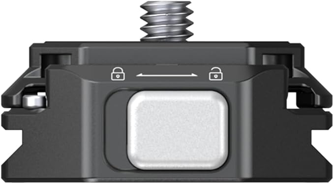 FALCAM F38 Quick Release Kit V2, Quick Release System, Base and Plate with 1/4" and 3/8" Screw Thread for Tripod, Monopod, Stabilizer, Slider - F38B3404
