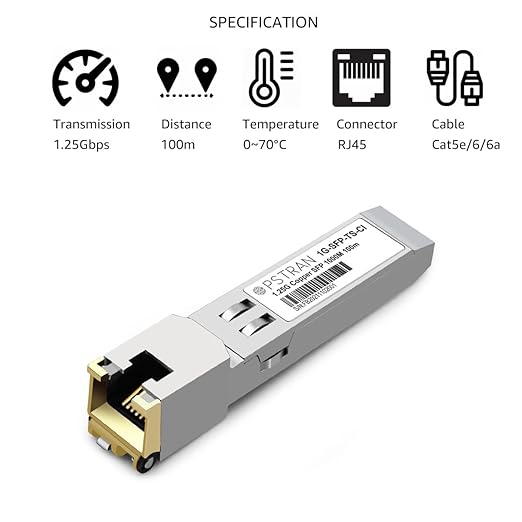 OPSTRAN 1000BASE-T SFP RJ45 Copper Transceiver Module Compatible with Finisar FCLF852XP2BTL 100m Cat5e/6
