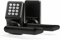 Keyless Entry Door Lock with Handle - IC Card and Anti-peep Password - Easy Installation for Home, Hotel - Matte Black