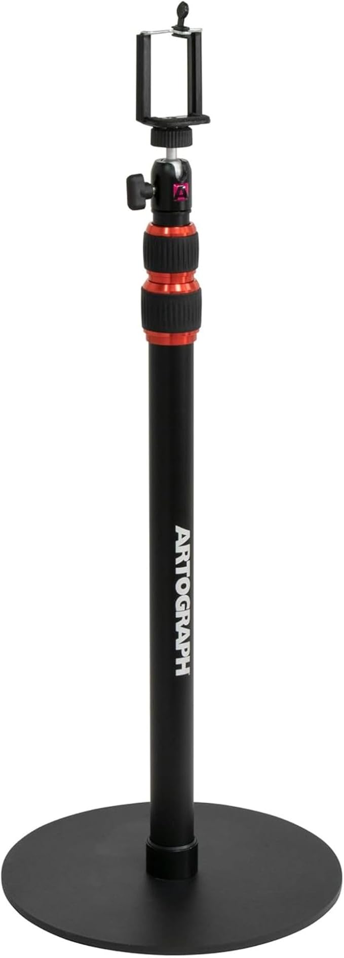 Artograph Height Adjustable Projector Stand, Art Monopod for Digital Projector, Camera, or Lights, Includes Cell Phone Holder for Smartphone