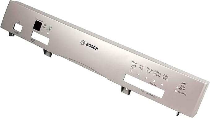 Bosch 00665887 Genuine OEM Control Panel (Gray) for Bosch Dishwashers