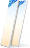 Barrina 1x4 LED Flat Panel Light, 8640LM 72W, 0-10V Dimmable, Brightness & 5CCT 3000K-6000K Selectable 4FT LED Shop Light, Ceiling Drop Mount Lights for Kitchen, Garage, Office, Laundry, 2 Packs
