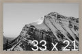 Frame It Easy 33 x 21 Rustic Gray Wood Frame (Derby)