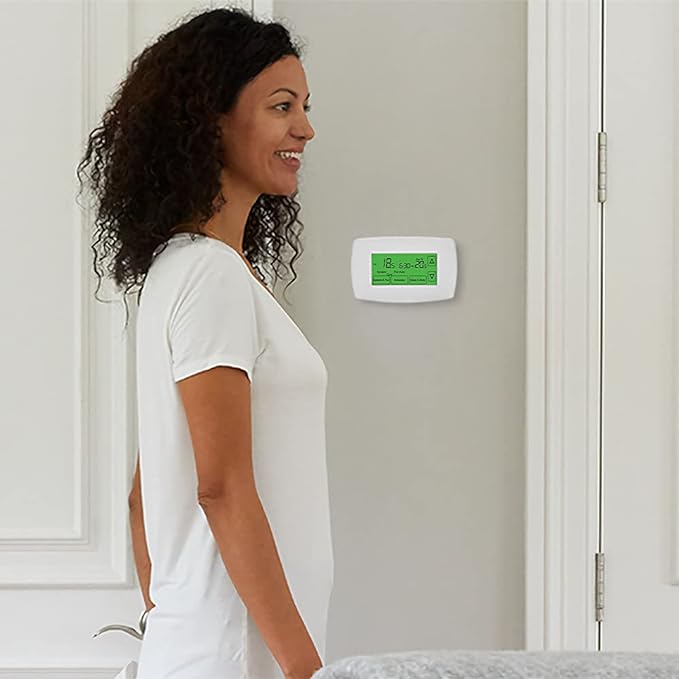 Honeywell Home RTH7600D 7-Day Programmable Touchscreen Thermostat, White
