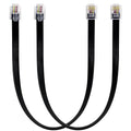 RJ12 Cable Short 1 Foot Telephone Line Cord by XANHAM