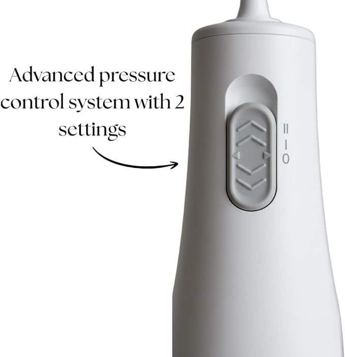NOVAATOZ HydroOne Cordless Battery Operated Water Flosser for Teeth & Gums | Portable & Waterproof Oral Irrigator | 2 Pressure Modes | Travel Friendly