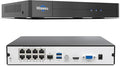 【16 channel Extendable】Hiseeu 8 Port 4K PoE Network Video Recorder NVR by Hiseeu