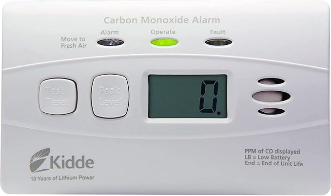 Kidde Smoke & Carbon Monoxide Detectors with 10-Year Battery