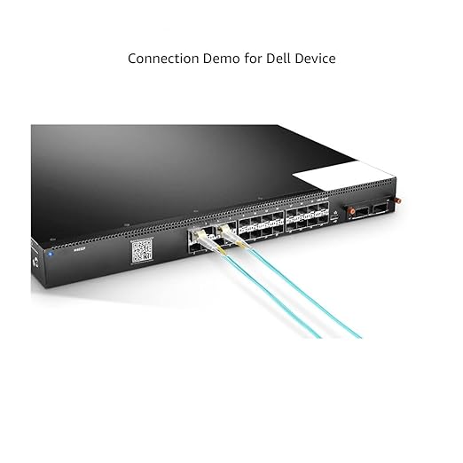 OPSTRAN 10GBASE-SR SFP+ Optical Transceiver Module Compatible with Dell 407-10356 407-BBOU 331-5311 and Dell Force10 GP-10GSFP-1S 10Gbps 850nm 300m DDM Duplex LC MMF 4 Pack