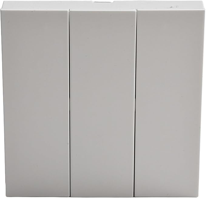 Deskbloom Scene Switch for Tuya for ZigBee 3.0, 6-Button Wall Controller, Remote Voice App Control, White ABS, Battery Powered for Home Automation