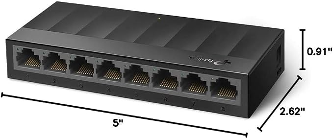 TP-Link Litewave 8 Port Gigabit Ethernet Switch | Desktop Ethernet Splitter | - Image 8