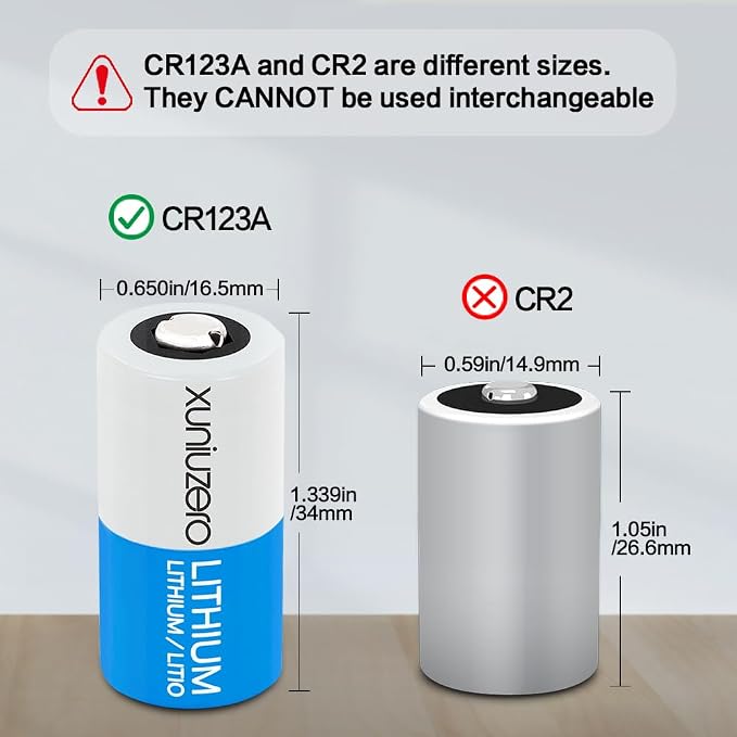 CR123A 3V Batteries Photo Non-Rechargeable Lithium Battery 3 Volt 123 Lithium - Image 4