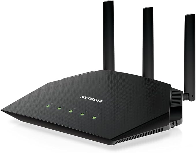 NETGEAR RAX36-100PAR AX3000 Nighthawk 4-Stream AX4 Up to 3 Gbps Wireless Speed by Amazon+Renewed