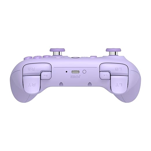 8BitDo Ultimate 2C Wireless Controller for Windows PC and Android, with 1000 Hz Polling Rate, Hall Effect Joysticks and Triggers, and Remappable L4/R4 Bumpers (Purple)