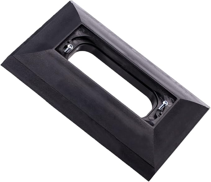 Doorbell Mounting Bracket Adapter Plate Compatible with Nutone M&S Intercom Ring and Similar Ring Doorbell Accessories Contains Hidden Screws Mount Video Door Bell Kits Black
