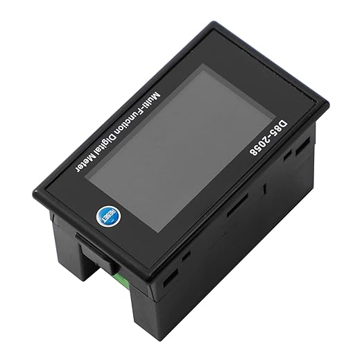 DROK AC Multimeter, AC 40-300V 100A 110V/220V Voltage Current Power Factor Frequency Electric Energy Monitor with Current Transformer, Digital LCD HD Display, Volt Amp Watt Detector Reader Panel