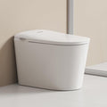 BAYTINA Smart Toilet with ADA Comfort Height Heated Seat, Night Light, Tankless Auto Toilet Flushing, Foot Sensor Operation, Modern Elongated One-Piece Toilet for Bathrooms
