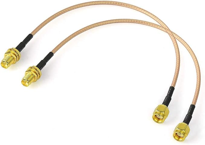 Bingfu WiFi Antenna Extension Cable RP-SMA Male to RP-SMA Female Bulkhead Mount by Bingfu-AntennasConnectivity