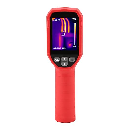 UNI-T UTi120S Infrared Thermal Camera 120x90 IR Resolution Handheld Thermal Imaging Camera 10800 Pixels,Thermal Imager,2 Meter Drop Durability IP54 Rechargeable 16GB MicroSD