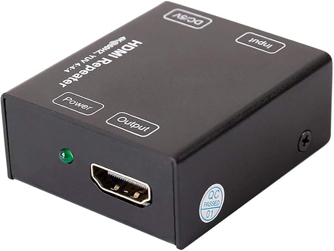 DTECH HDMI Signal Amplifier Booster Repeater 4K 60Hz YUV 444 18Gbps 1080P HDCP 2.2 CEC 3D 4K2K Extender Boost up to 164 Feet Compatible with VR TV Box Blu-ray Player HDTV Monitor Projector Computer