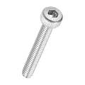 Kozelo 60pcs Socket Head Cap Screws - [M1.6-0.35 x 14mm] 304 Stainless Steel Allen Socket Drive for Electrical Motor 3D Printing Fan Engine Replacement Use, Silver