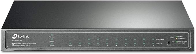 TP-Link TL-SG2210P V3 | Jetstream 8 Port Gigabit Smart Managed PoE Switch | 8 - Image 7