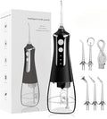 Electric Water Flosser Water Flosser Portable Dental Flosser Oral Cleaning (L10 Black)