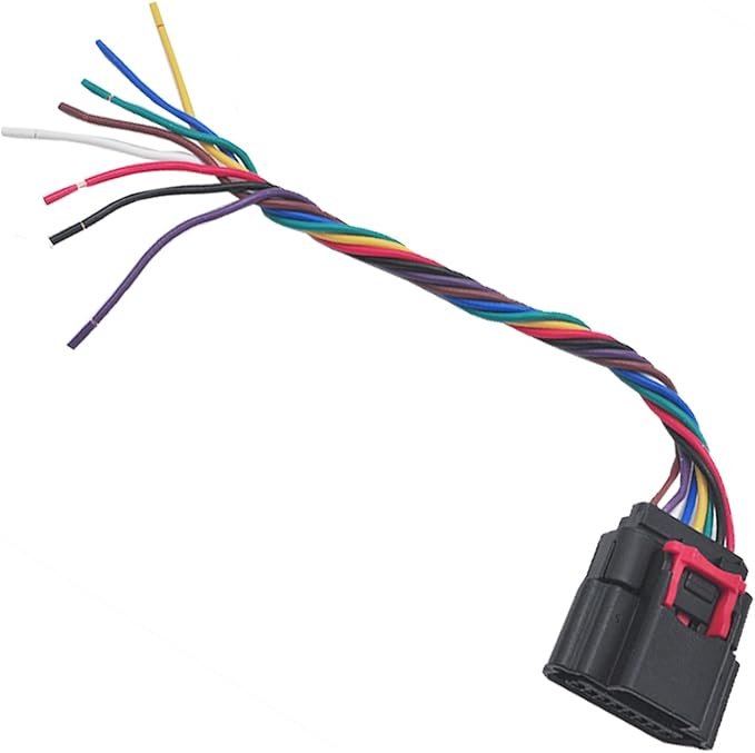 Autowxjq Mass Air Flow Sensor Female Connector Plug Pigtail Harness Compatible with Chevrolet Cadillac GMC