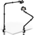 ULANZI ZJ02 Camera Desk Mount Overhead Magic Arm, 98cm/38.6inch Aluminum Adjustable Articulating Arm with 1/4" Ball Head for Cameras DSLR Lights Mount for Live Streaming/Photo Video Shooting