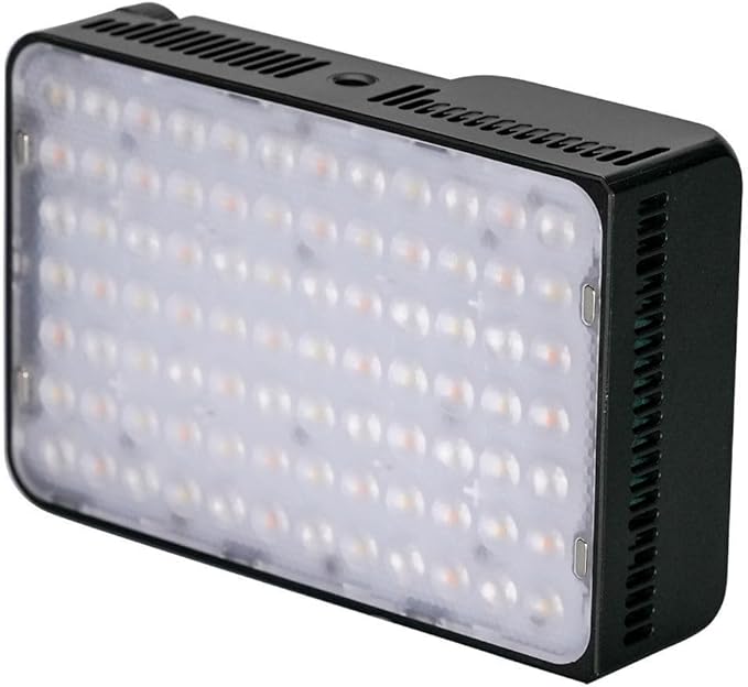 Amaran Ace 25c Pocket RGBWW LED Light, Boost Mode Up to 32W, Full-Color Mini Video Light (2,300-10,000K), 1,171 Lux@1m at 5,600K, 4500mAh Battery with PD Fast Charging for Mobile Creators (Charcoal)