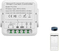 FTVOGUE Smart Curtain Controller Zigbee Switch, Voice Control, Timer, Shared Devices, Smart Relay Switch, for Home Hotel Apartment Office, with Smart Timing Function (1Pcs)