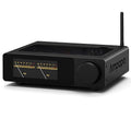 Ampapa 2 Channel Bluetooth Amp: HiFi 300W x2 Stereo Amplifier with BT 5.2 | HPF | Digital VU Meter | SUB Pre-Out | TRS Balanced Input | Tone Control & Remote for Home Theater Bookshelf Speakers (D1)