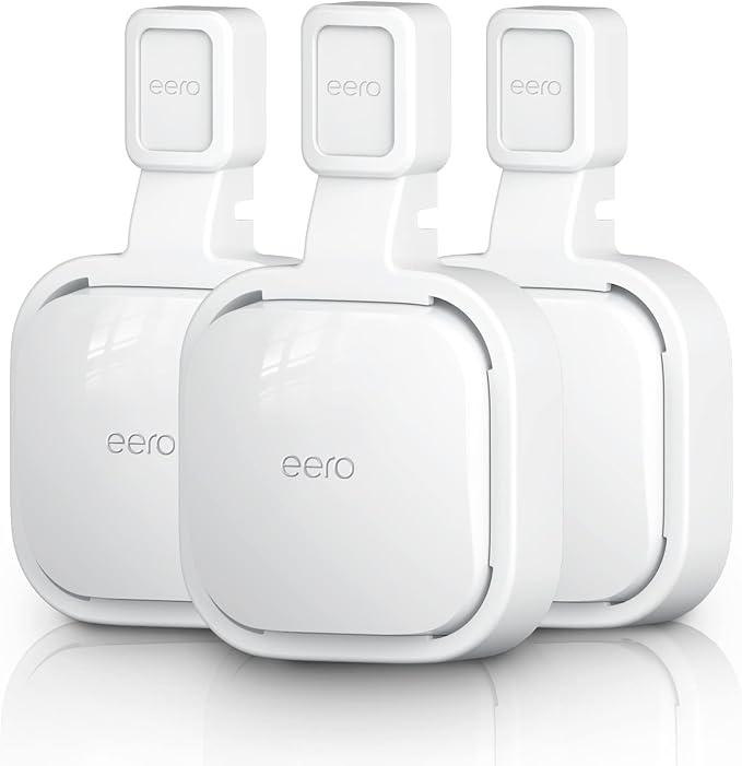 Wall Mount Holder for eero Pro 6e/6 Mesh Wi-Fi System, Outlet Wall Mount Stand by Sootozy