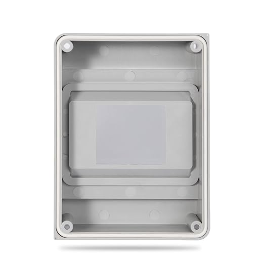 MOLLOM 5 Way Circuit Breaker MCB Distribution Protection Box with DIN Rail, IP65 Waterproof,for Indoor and Outdoor