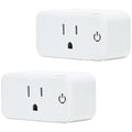Lunabode LED Smart Plug - 2 Pack Smart Home 2.4G Wi-Fi Plugs Outlet Works with Echo, Alexa & Google Home | Smart Plug for Home with Timer, Remote,Voice & Group Controller | No Hub Required