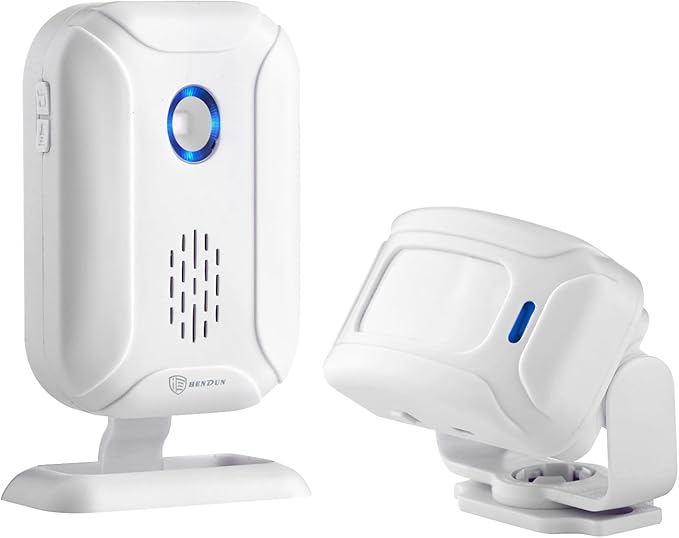 HENDUN Motion Sensor Doorbell , Door Chime for Business, Store Welcome Buzzer Monitor, Commercial Door Entry Alert,Motion Detector Alarm, Caregiver Reminder for Elderly, Motorhome RV Burglary